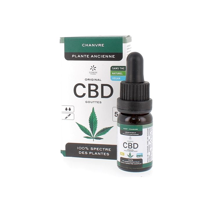 CBD 5% Lemon Pharma - flacon de 10ml