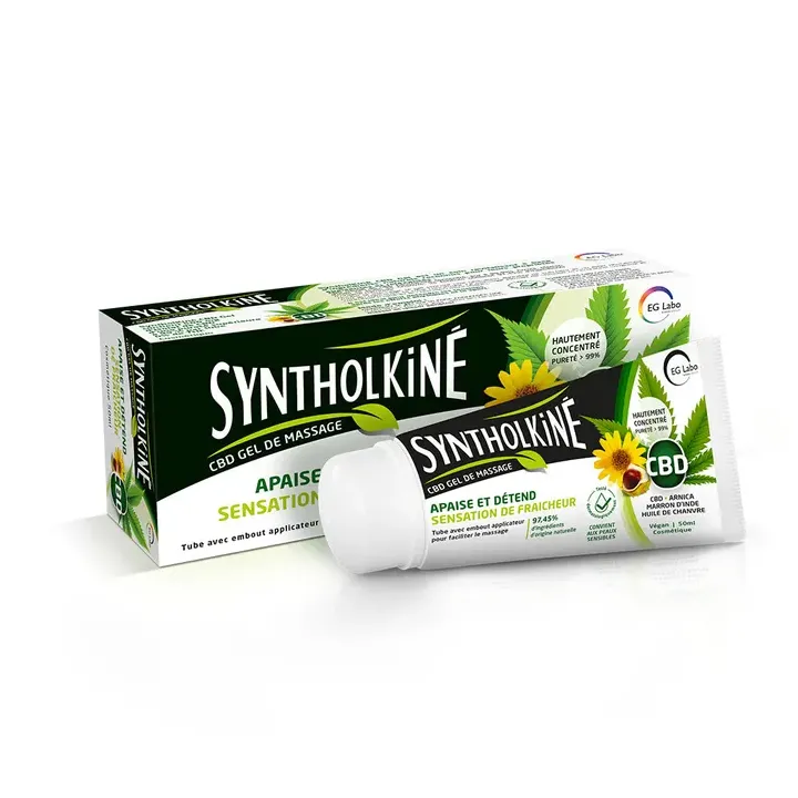 CBD Gel de massage Syntholkin&eacute; - tube de 50ml