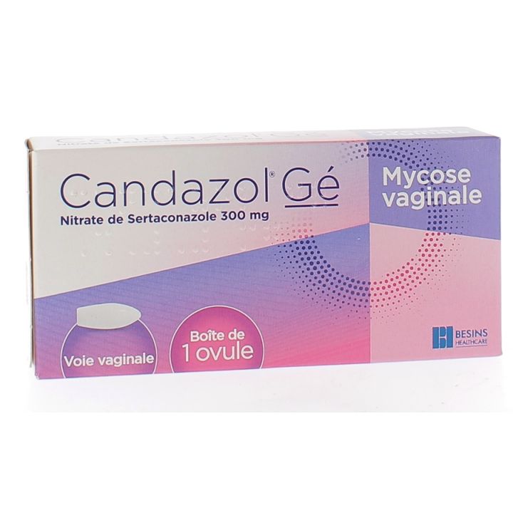 Candazol G&eacute; 300mg - bo&icirc;te de 1 ovule
