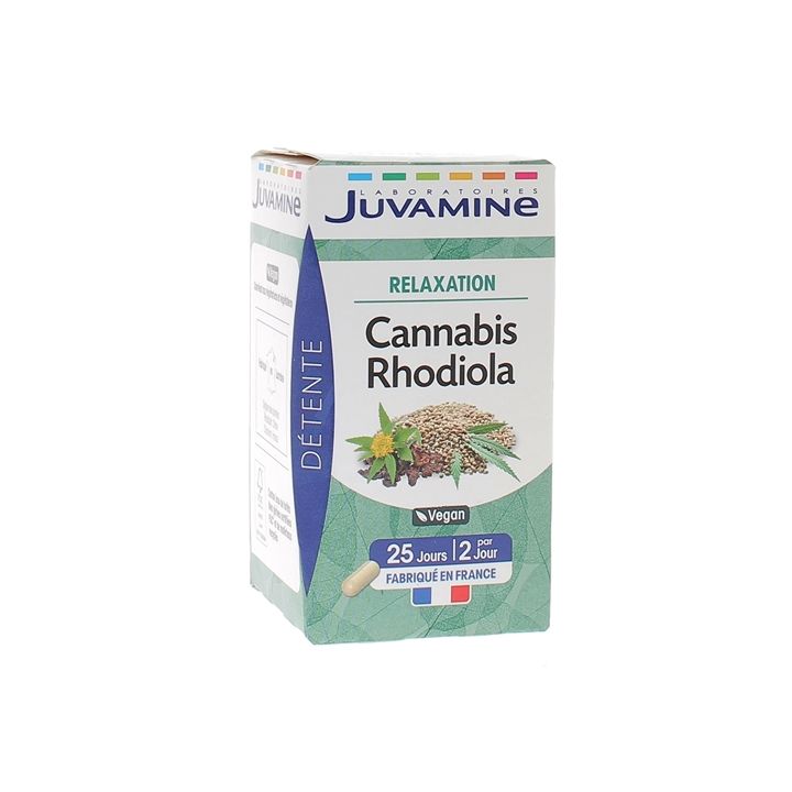 Cannabis Rhodiola Juvamine - bo&icirc;te de 50 g&eacute;lules