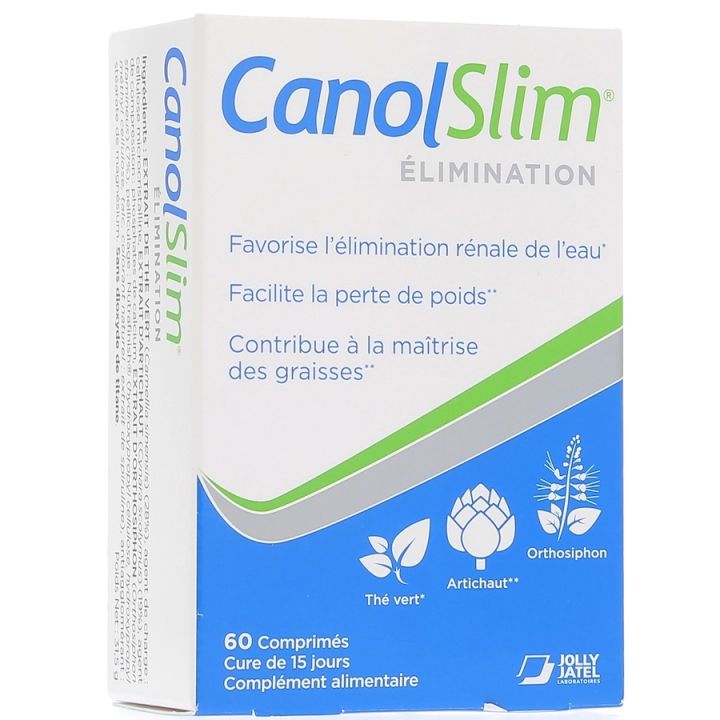 CanolSlim &eacute;limination Jolly-Jatel - boite de 60 comprim&eacute;s