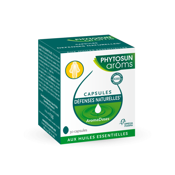 Capsules d&eacute;fenses naturelles Phytosun ar&ocirc;ms - boite de 30 capsules