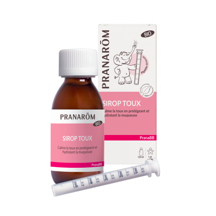 PranaBB sirop toux bio Pranar&ocirc;m - flacon de 120ml