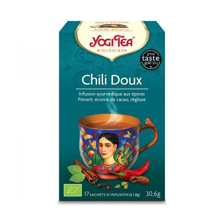 Chili doux BIO Yogi Tea - boite de 17 sachets 