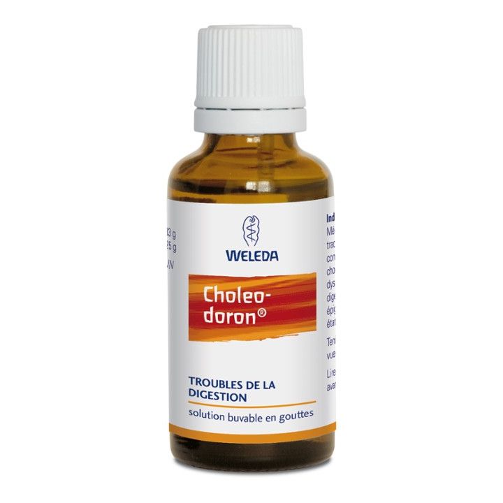 Choleodoron solution buvable troubles de la digestion Weleda - flacon de 30 ml