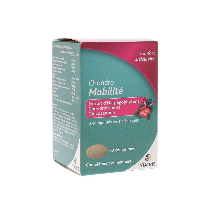 Chondro Mobilit&eacute; confort articulaire Viatris - bo&icirc;te de 90 comprim&eacute;s