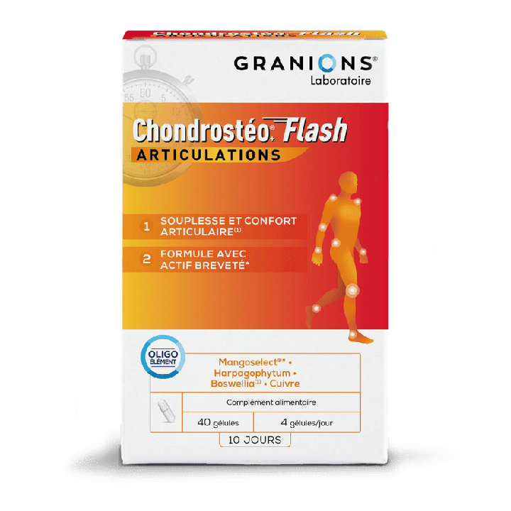 Chondrosteo flash articulations Granions - bo&icirc;te de 40 g&eacute;lules