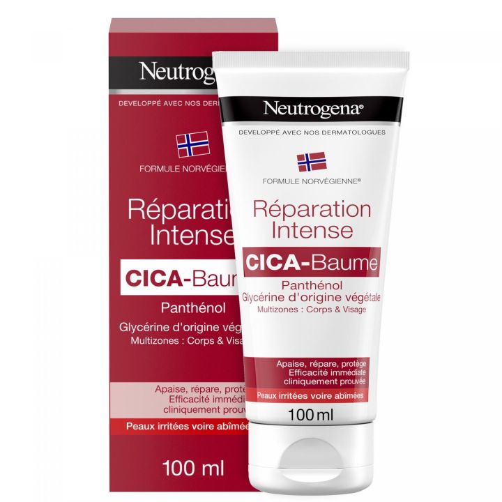Cica-Baume R&eacute;paration intense visage et corps Neutrogena - tube de 100 ml