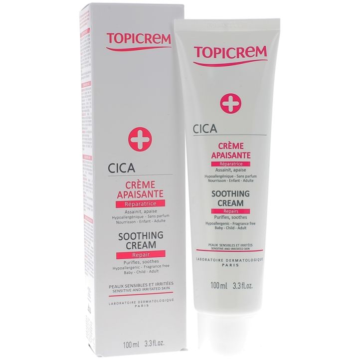 Cica Cr&egrave;me apaisante r&eacute;paratrice Topicrem - tube de 100 ml