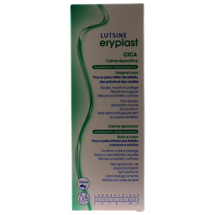 Eryplast Cica cr&egrave;me r&eacute;paratrice Lutsine - tube de 100ml