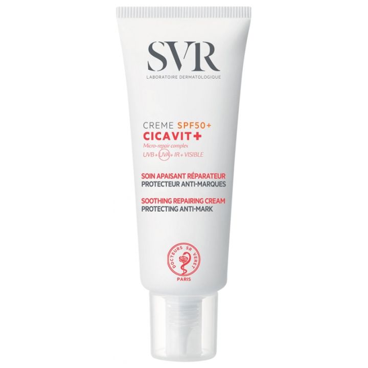 Cicavit+ cr&egrave;me SPF50+ soin apaisant r&eacute;parateur SVR - tube de 40 ml
