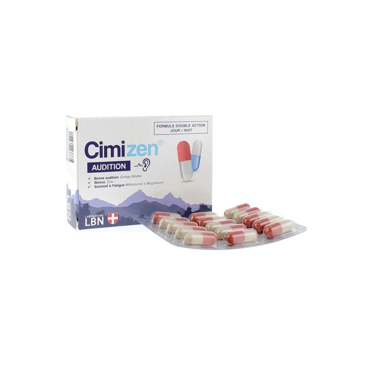 Cimizen Audition Jour & Nuit Laboratoire LBN - bo&icirc;te de 60 g&eacute;lules