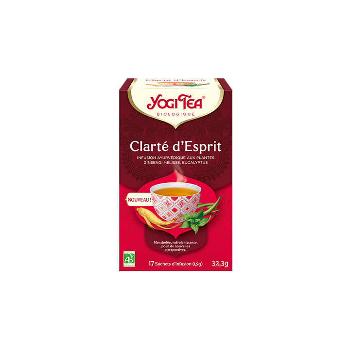 Clart&eacute; d'esprit Yogi Tea - boite de 17 sachets