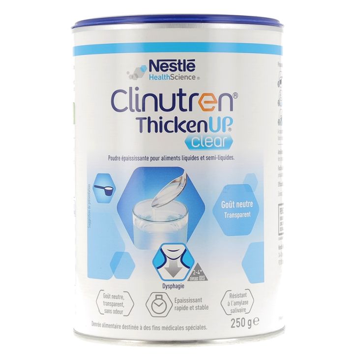 Clinutren ThickenUp Clear poudre &eacute;paississante Nestl&eacute; Health Science - pot de 250g