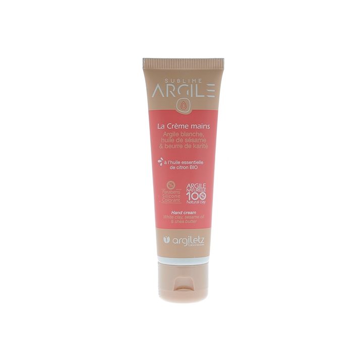 Coeur d'argile la cr&egrave;me mains Argiletz - tube de 50 ml