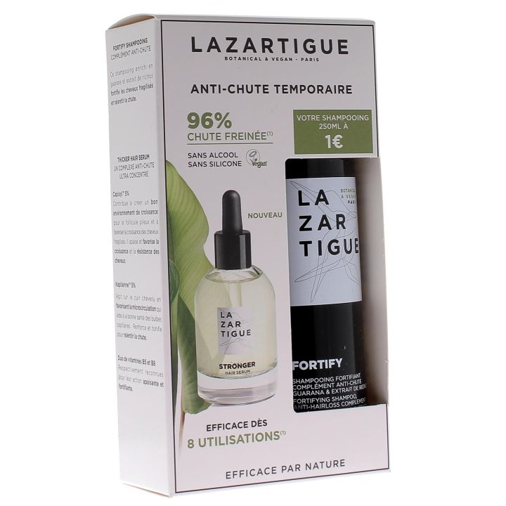 Coffret anti-chute temporaire Lazartigue - coffret de 2 produits