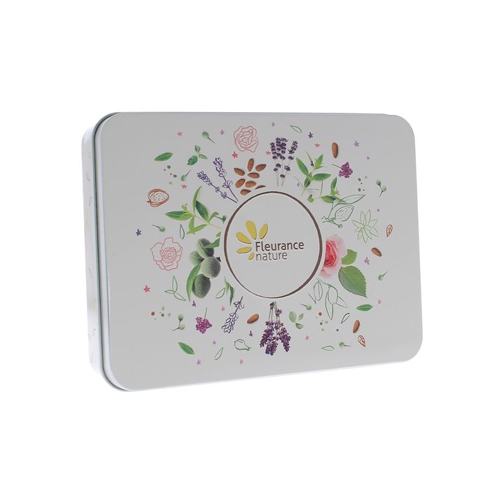 Coffret cr&egrave;mes mains instant douceur bio Fleurance nature - 4 tubes de 30 ml