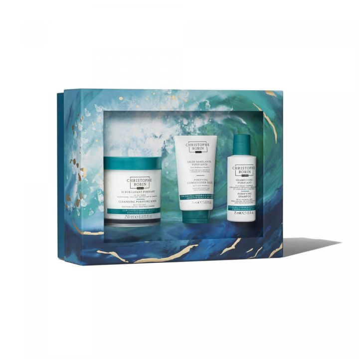 Coffret rituel d&eacute;tox Christophe Robin - coffret de 3 produits
