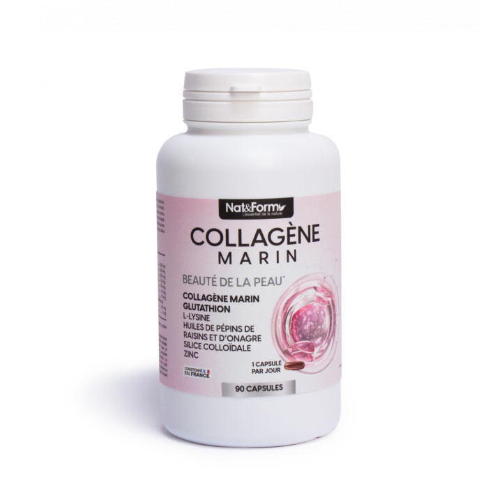 Collag&egrave;ne marin Nat&Form - boite de 90 capsules