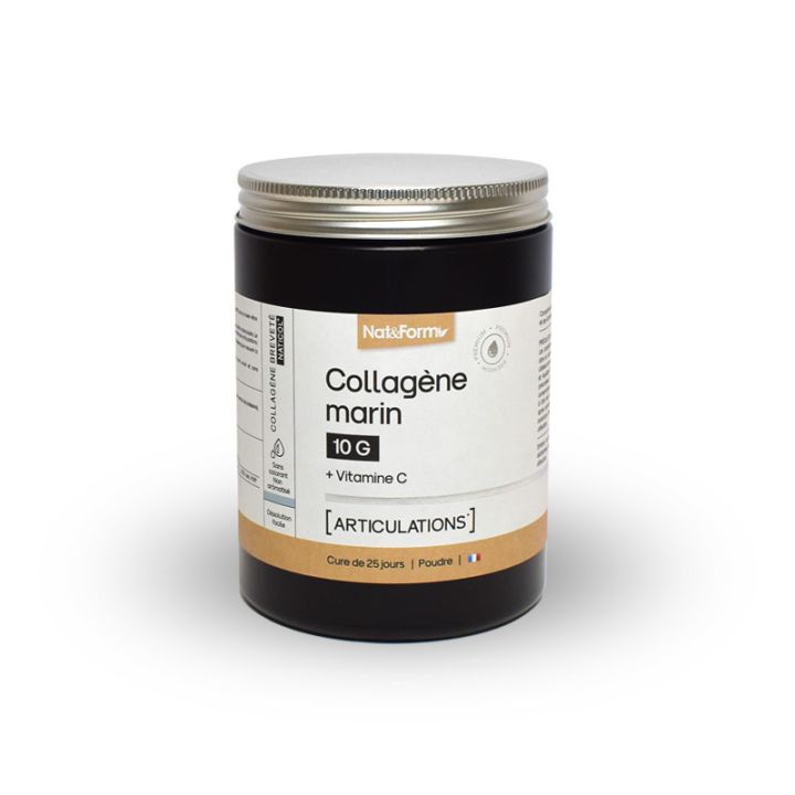 Collag&egrave;ne marin articulations Nat&Form - pot de 252g