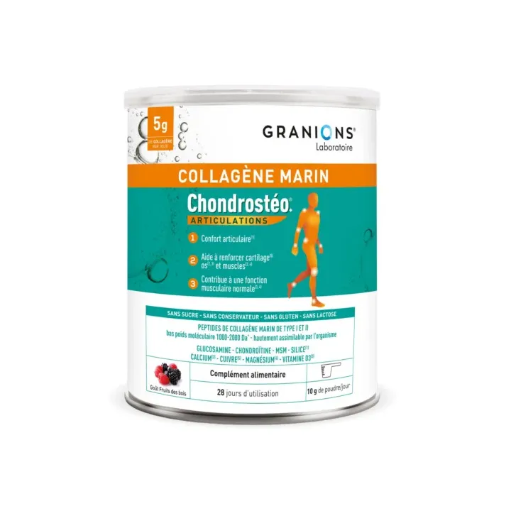 Chondrost&eacute;o Collag&egrave;ne marin Granions - pot de 280g