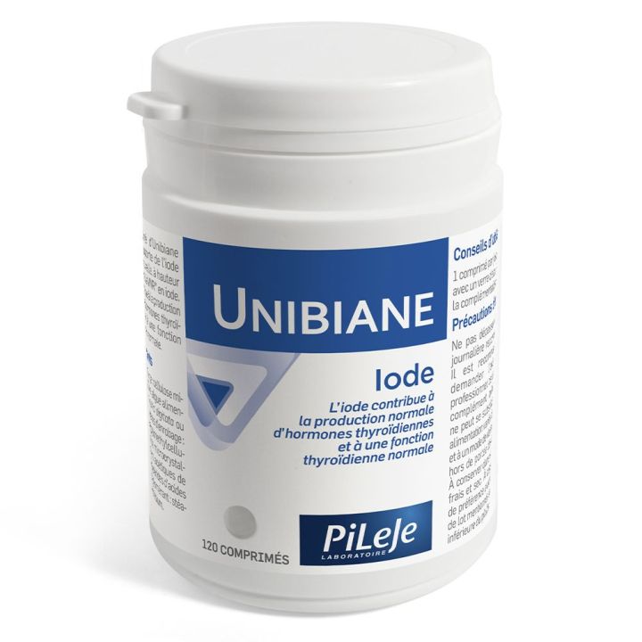 Unibiane Iode Pileje - pot de 120 comprim&eacute;s