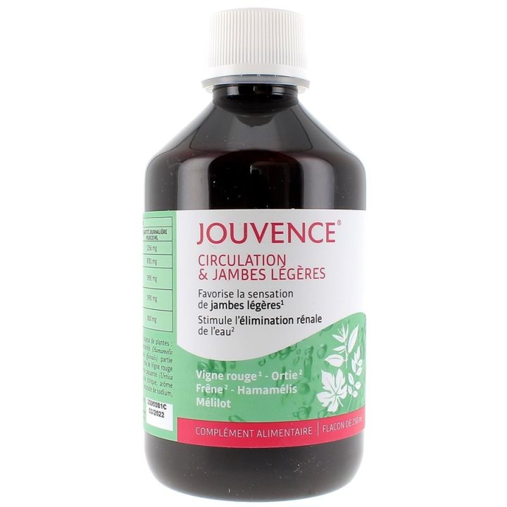 Circulation et jambes l&eacute;g&egrave;res Jouvence - flacon de 250 ml