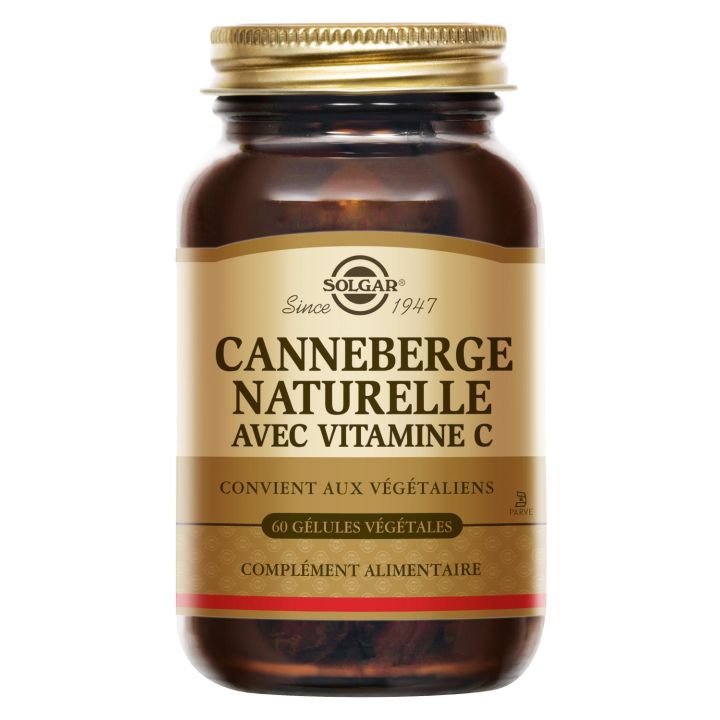 Cranberry canneberge Solgar - boite de 60 g&eacute;lules