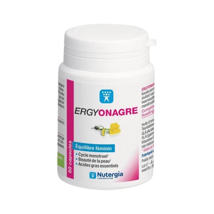 Ergyonagre &eacute;quilibre f&eacute;minin Nutergia - boite de 60 capsules