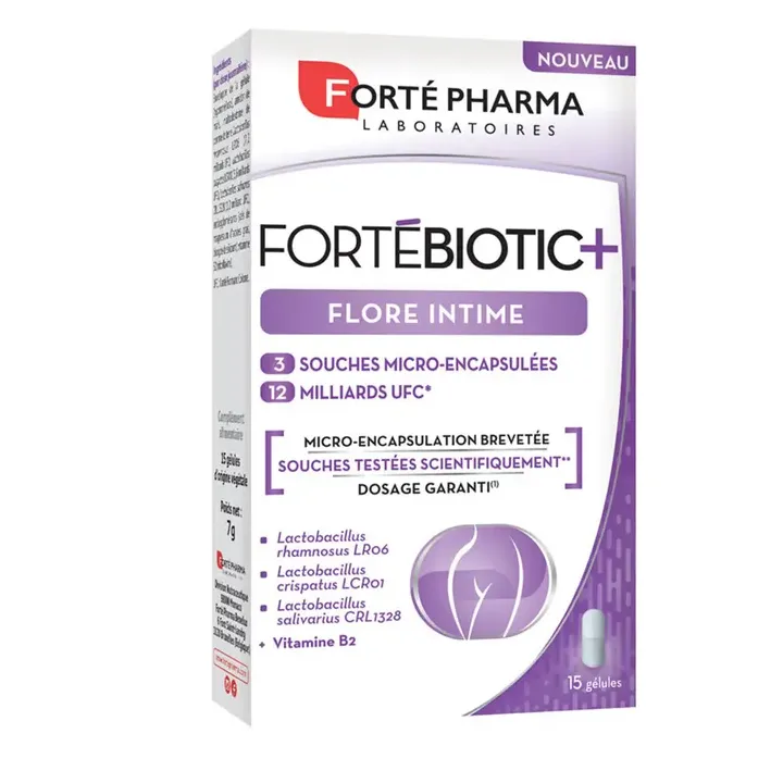 Fort&eacute; Biotic flore intime Fort&eacute; Pharma - boite de 15 g&eacute;lules