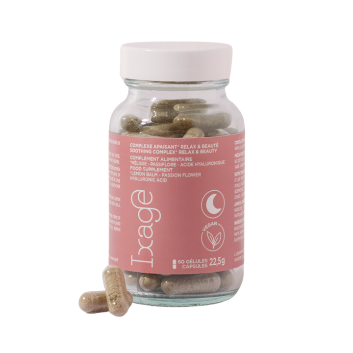 Complexe apaisant relax et beaut&eacute; nuit Ixage - pot de 60 g&eacute;lules