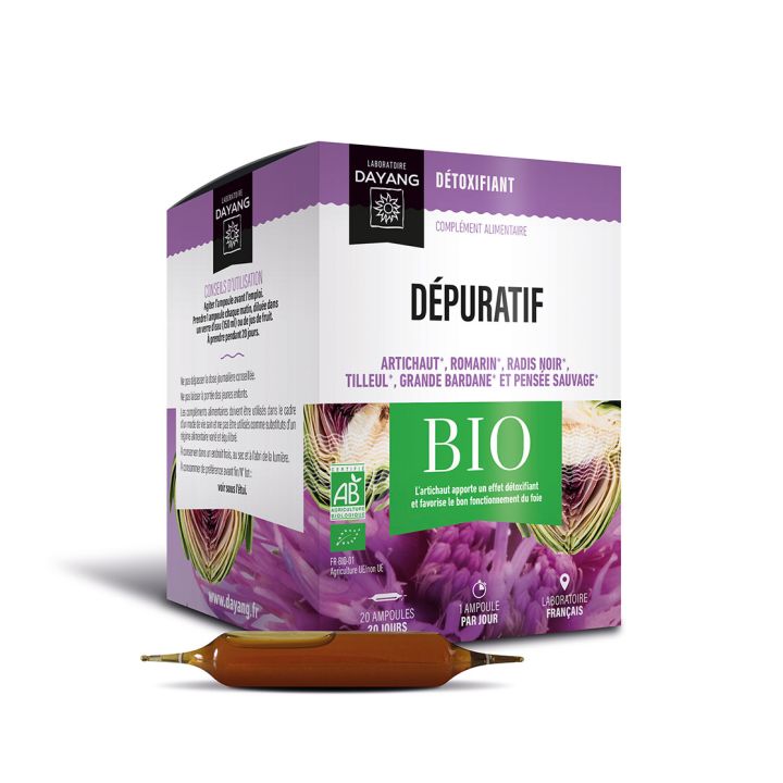Complexe d&eacute;puratif Bio Dayang - bo&icirc;te de 20 ampoules