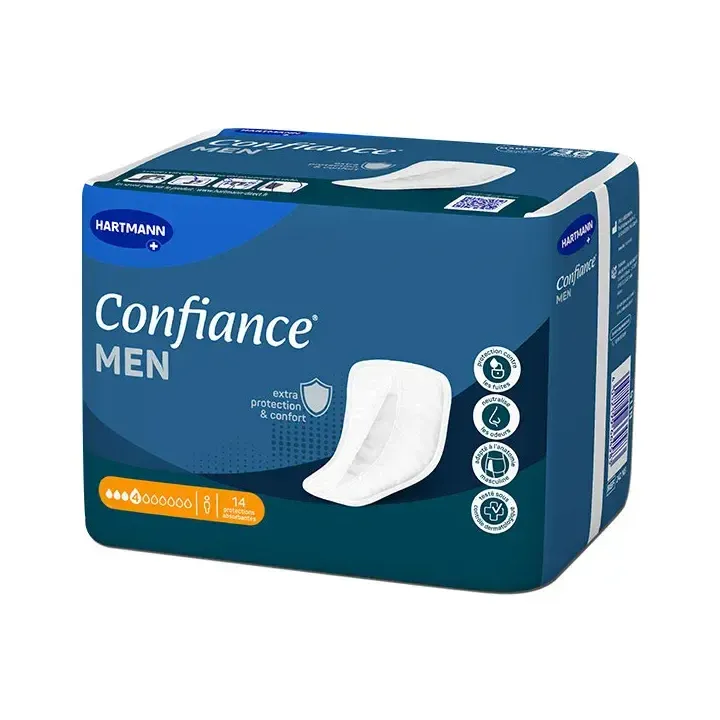 Confiance Men s&eacute;curit&eacute; anti-fuites Hartmann - 14 protections absorbantes