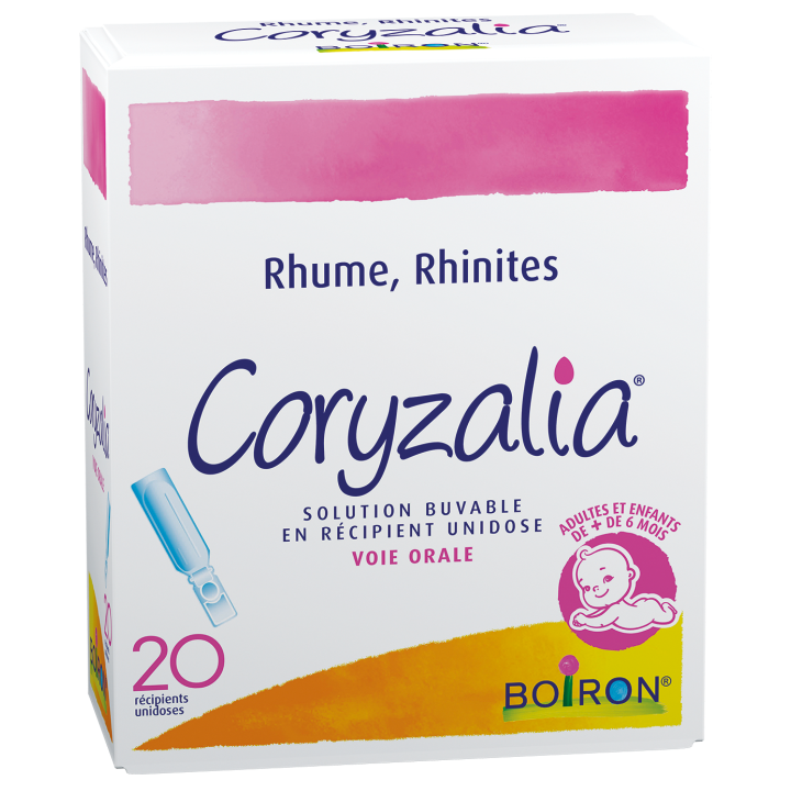 Coryzalia rhume, rhinites Boiron - 20 unidoses