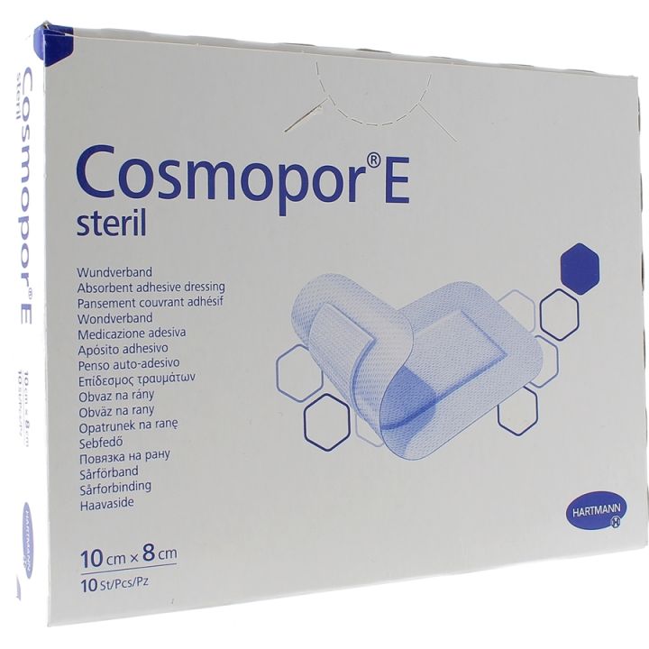 Cosmopor E 10cm x 8cm Hartmann - bo&icirc;te de 10 pansements couvrants