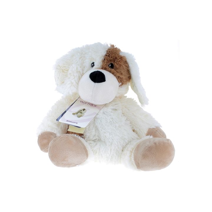 Cozy peluche bouillotte chien Soframar - 1 peluche de 30 cm