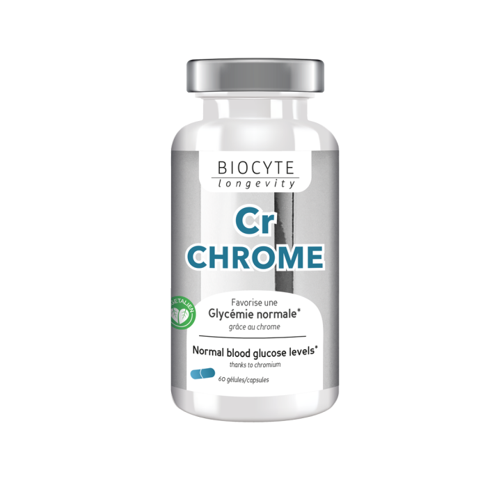 Cr chrome glyc&eacute;mie normale Biocyte - bo&icirc;te de 60 g&eacute;lules micro-encapsul&eacute;s