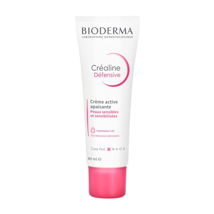 Cr&eacute;aline d&eacute;fensive Cr&egrave;me active apaisante Bioderma - tube de 40ml