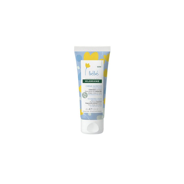 Cr&egrave;me nutritive cold cream Klorane B&eacute;b&eacute; - Tube de 40 ml