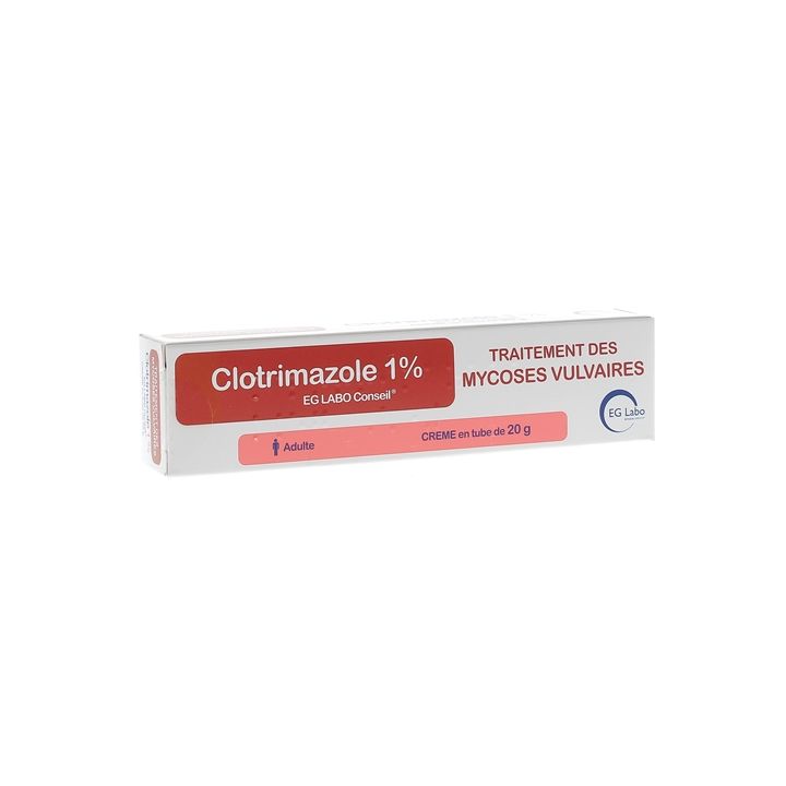 Cr&egrave;me Clotrimazole 1% EG Labo Conseil - tube de 20g
