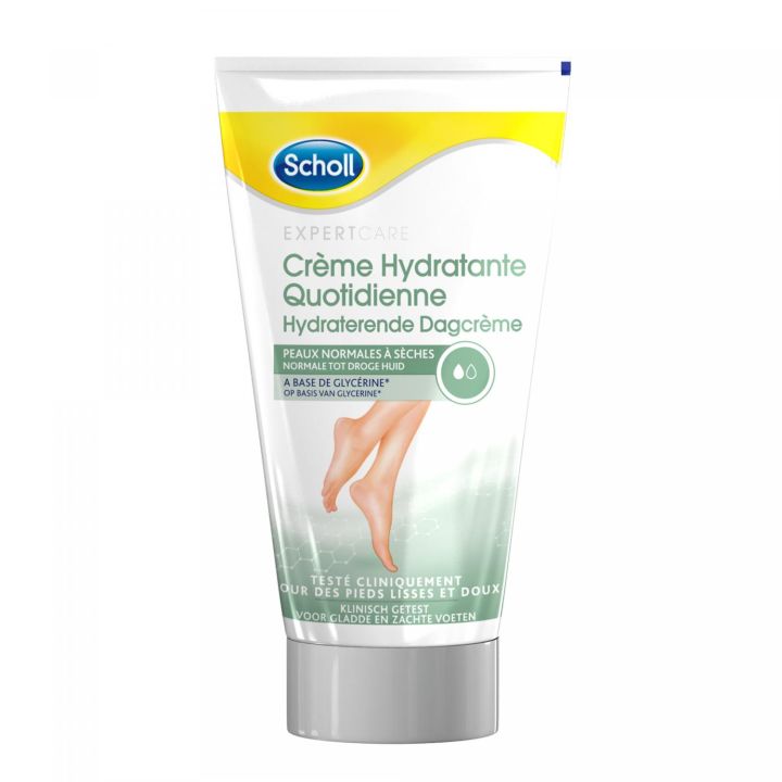 Cr&egrave;me hydratante quotidienne pieds Scholl - tube de 150 ml