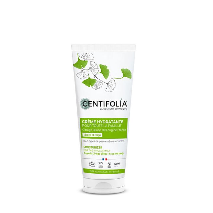 Cr&egrave;me hydratante pour toute la famille bio Centifolia - tube de 100ml