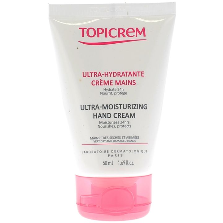 Cr&egrave;me Mains Ultra-Hydratante Topicrem - tube de 50 ml