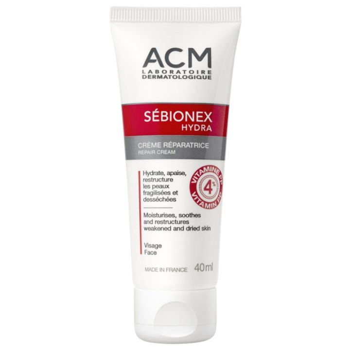 Cr&egrave;me R&eacute;paratrice S&eacute;bionex Hydra Laboratoire ACM - flacon de 40 ml