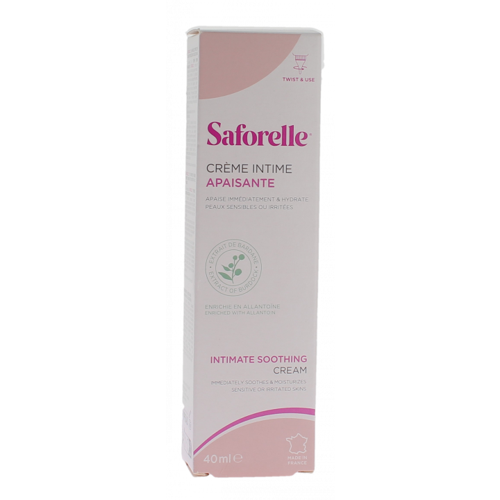 Cr&egrave;me apaisante intime Saforelle - tube de 40 ml