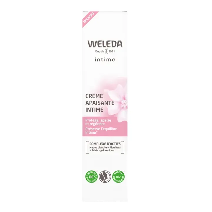 Cr&egrave;me apaisante intime bio Weleda - tube de 30 ml