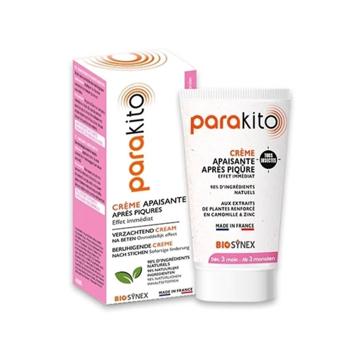 Cr&egrave;me apaisante apr&egrave;s piq&ucirc;res Parakito - tube de 40ml