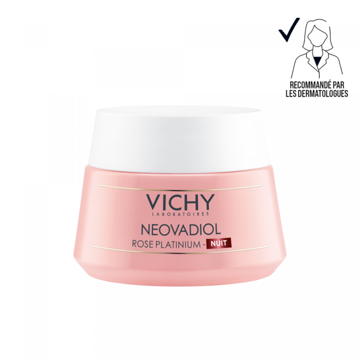 Cr&egrave;me de Nuit Neovadiol Rose Platinium peaux matures Vichy - Flacon de 50 ml