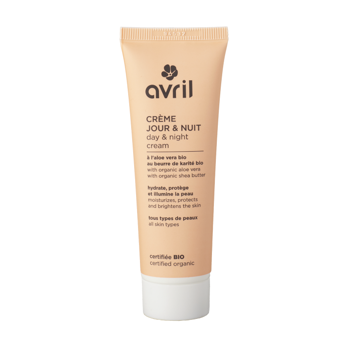 Cr&egrave;me de jour et nuit bio Avril - tube de 50 ml