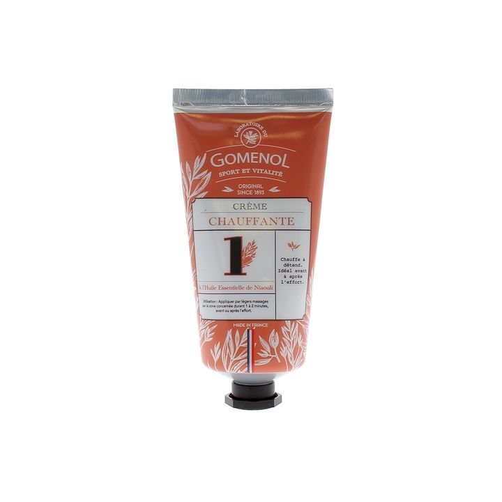 Cr&egrave;me de massage chauffante n&deg;1 Gom&eacute;nol - tube de 75ml